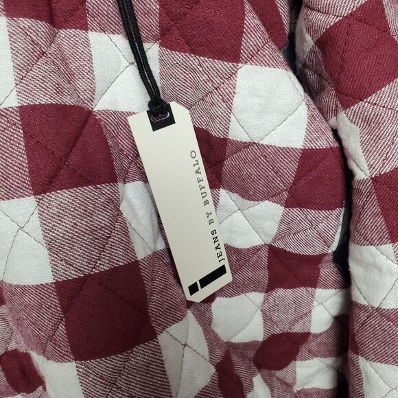 Jeans by Buffalo Hooded Toggle Button Fair Isle Sweater Jacket - Picture 10 of 12